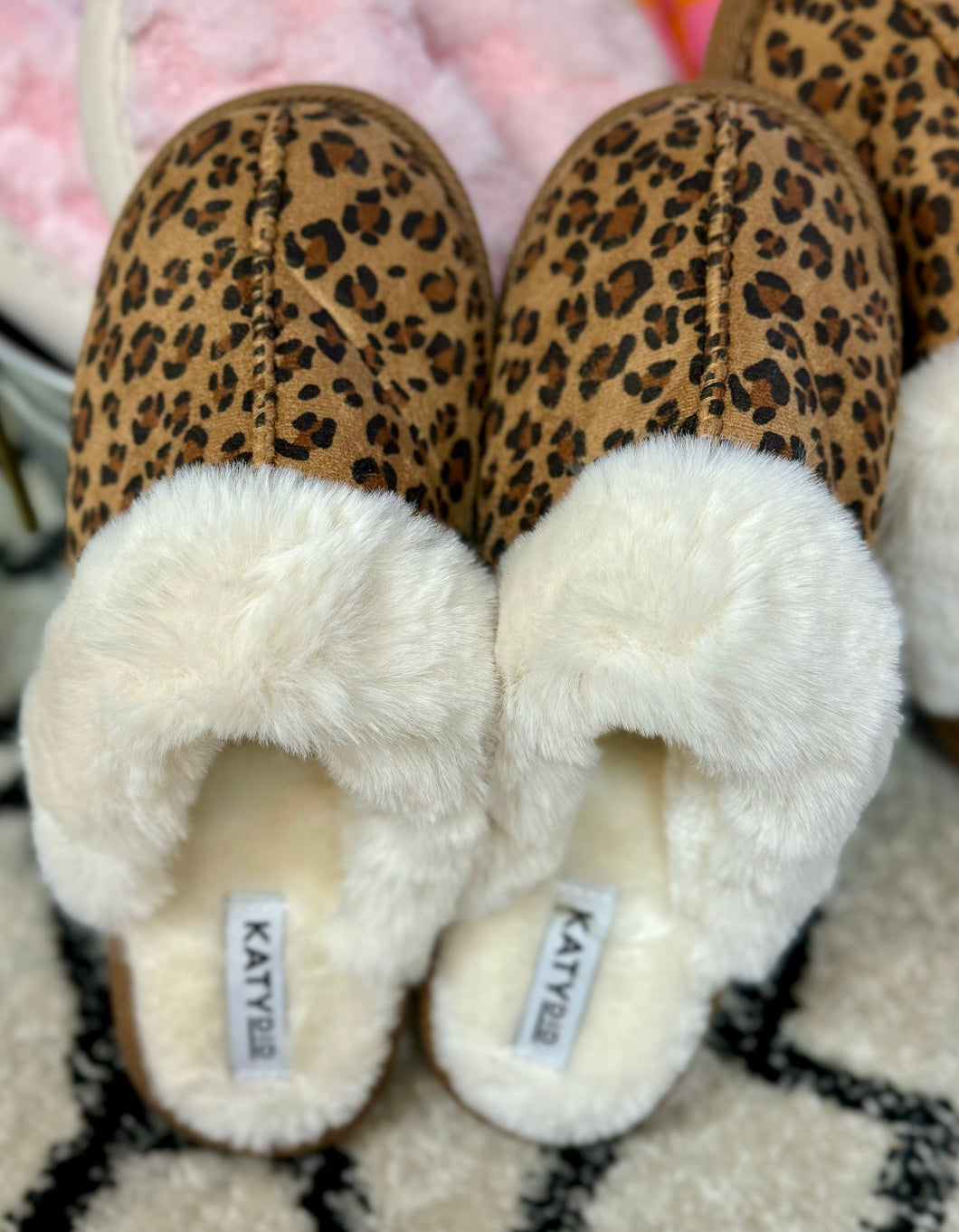 Slippers - Leopard Print
