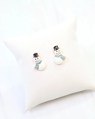 North Pole Snowman Earrings - Southern Grace Shoppe