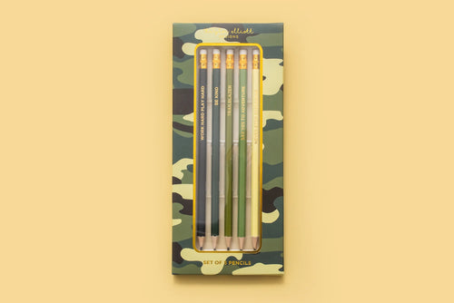 Taylor Elliott Designs | Camo Pencil Set - Southern Grace Shoppe