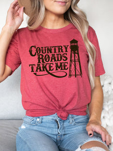 Country Roads Take Me Home | Southern T-Shirt | Ruby's Rubbish - Southern Grace Shoppe