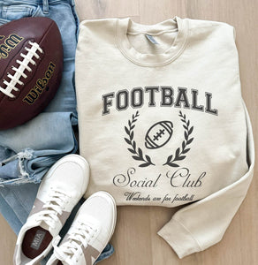 Football Social Club Sweatshirt - Southern Grace Shoppe