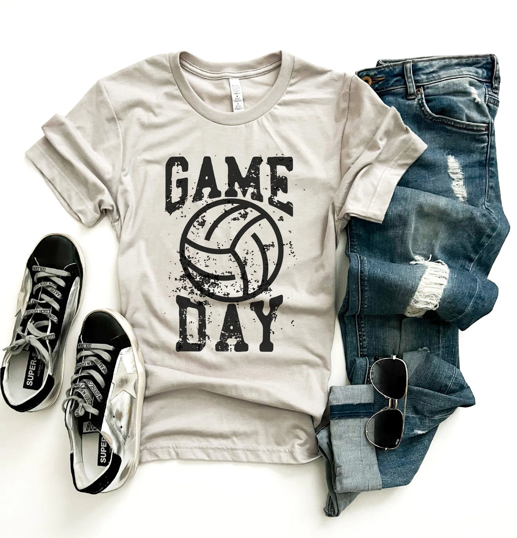 Game Day Volleyball Tee - Southern Grace Shoppe