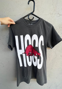 Southern Trend | Arkansas Razorback Hogs Puff Tee - Southern Grace Shoppe