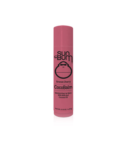 Sun Bum Sunscreen | Moisturizing CocoBalm Lip Balm - Groove Cherry - Southern Grace Shoppe