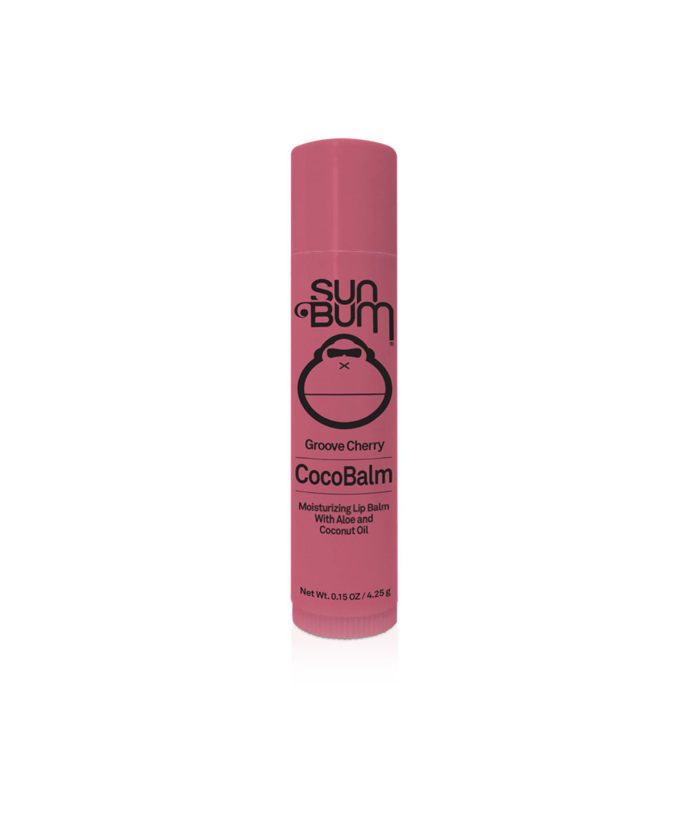 Sun Bum Sunscreen | Moisturizing CocoBalm Lip Balm - Groove Cherry - Southern Grace Shoppe