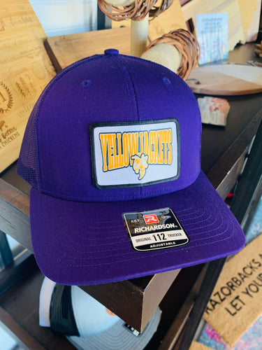 SGS Custom Gifts | Westville Yellowjackets Rectangle Patch Hat - Southern Grace Shoppe