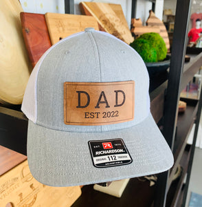 SGS Custom Gifts  DAD Leather Patch Hat – Southern Grace Shoppe