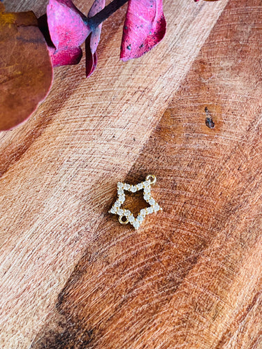 SGS Links | Gemstone Star Connector 16K Gold Filled - Southern Grace Shoppe