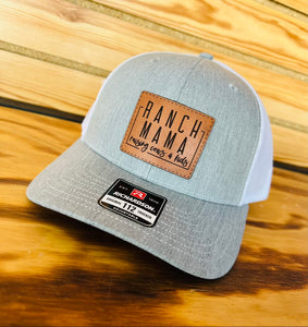 Ranch Mama Leather Patch Hat - Southern Grace Shoppe