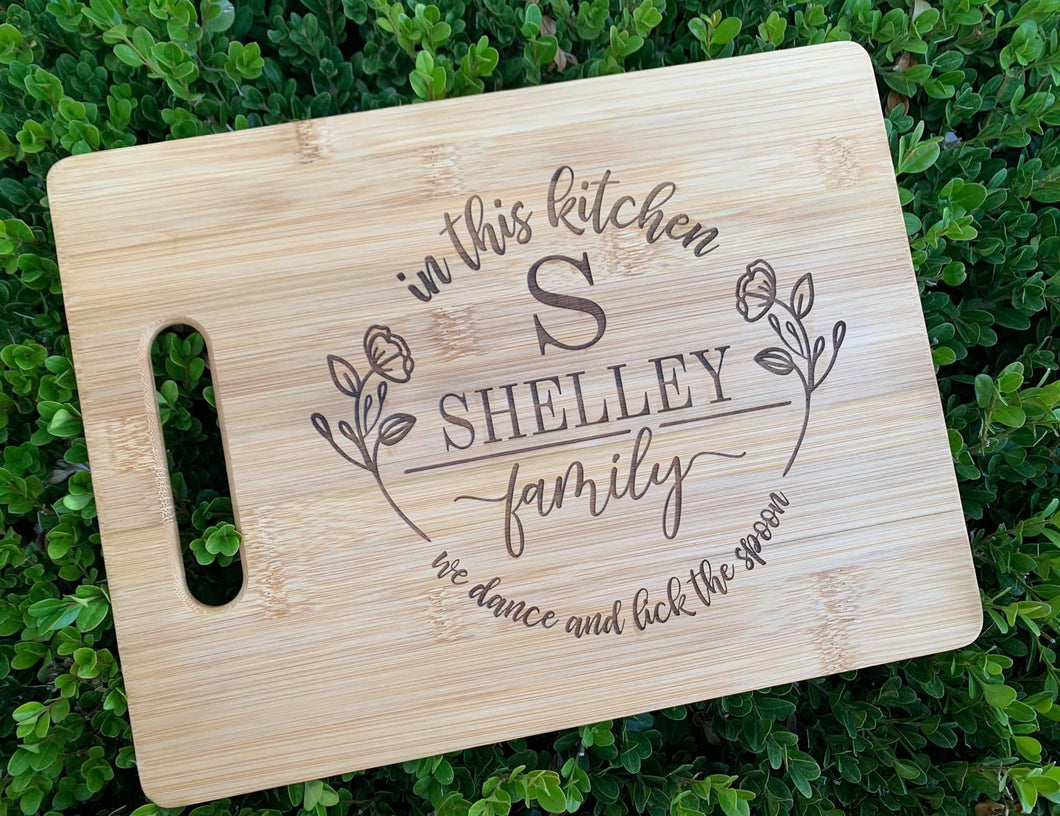 In this Kitchen Custom Cutting Board - Southern Grace Shoppe
